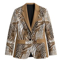 Wild Animal Skins Blazer Leopard Pattern - Wonder Print Shop