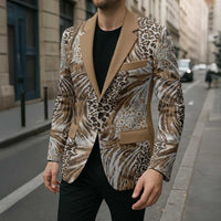 Wild Animal Skins Blazer Leopard Pattern - Wonder Print Shop