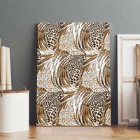 Wild Animal Skins Canvas Wall Art Leopard Pattern - Wonder Print Shop