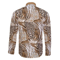 Wild Animal Skins Family Matching Tank Maxi Dress and Hawaiian Shirt Leopard Pattern - Wonder Print Shop