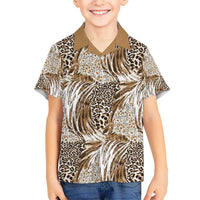 Wild Animal Skins Hawaiian Shirt Leopard Pattern - Wonder Print Shop