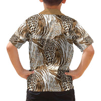 Wild Animal Skins Kid Hawaiian Shirt Leopard Pattern - Wonder Print Shop