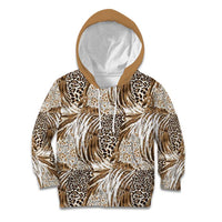 Wild Animal Skins Kid Hoodie Leopard Pattern - Wonder Print Shop