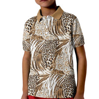 Wild Animal Skins Kid Polo Shirt Leopard Pattern - Wonder Print Shop