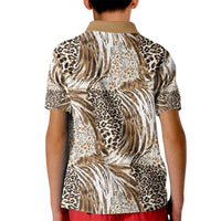 Wild Animal Skins Kid Polo Shirt Leopard Pattern - Wonder Print Shop