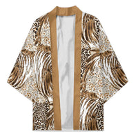 Wild Animal Skins Kimono Leopard Pattern - Wonder Print Shop