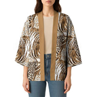 Wild Animal Skins Kimono Leopard Pattern - Wonder Print Shop