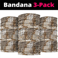 Wild Animal Skins Neck Gaiter Leopard Pattern - Wonder Print Shop