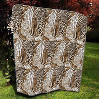 Wild Animal Skins Quilt Leopard Pattern - Wonder Print Shop