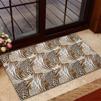 Wild Animal Skins Rubber Doormat Leopard Pattern - Wonder Print Shop
