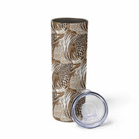 Wild Animal Skins Skinny Tumbler Leopard Pattern - Wonder Print Shop