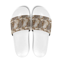 Wild Animal Skins Slide Sandals Leopard Pattern - Wonder Print Shop