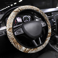 Wild Animal Skins Steering Wheel Cover Leopard Pattern - Wonder Print Shop