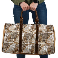 Wild Animal Skins Travel Bag Leopard Pattern - Wonder Print Shop