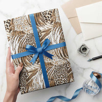 African Wild Animal Skins Wrapping Paper Leopard Pattern - Wonder Print Shop