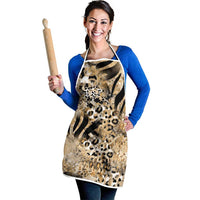 Wild Animal Skins Apron Zebra Tiger Leopard Mix Skin - Wonder Print Shop