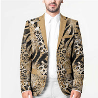 Wild Animal Skins Blazer Zebra Tiger Leopard Mix Skin - Wonder Print Shop