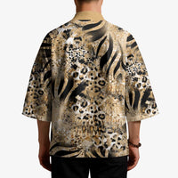 Wild Animal Skins Kimono Zebra Tiger Leopard Mix Skin - Wonder Print Shop