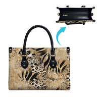 Wild Animal Skins Leather Bag Zebra Tiger Leopard Mix Skin - Wonder Print Shop