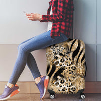 Wild Animal Skins Luggage Cover Zebra Tiger Leopard Mix Skin - Wonder Print Shop