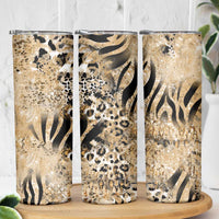 Wild Animal Skins Skinny Tumbler Zebra Tiger Leopard Mix Skin - Wonder Print Shop