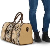 Wild Animal Skins Travel Bag Zebra Tiger Leopard Mix Skin - Wonder Print Shop