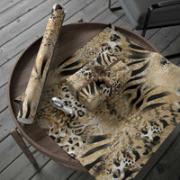 African Wild Animal Skins Wrapping Paper Zebra Tiger Leopard Mix Skin - Wonder Print Shop