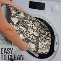 Wild Animal Skins Bathroom Set Snake and Crocodile Mix Skin - Wonder Print Shop