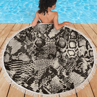 Wild Animal Skins Beach Blanket Snake and Crocodile Mix Skin - Wonder Print Shop