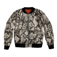 Wild Animal Skins Bomber Jacket Snake and Crocodile Mix Skin - Wonder Print Shop