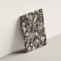 Wild Animal Skins Canvas Wall Art Snake and Crocodile Mix Skin - Wonder Print Shop