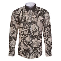 Wild Animal Skins Family Matching Puletasi and Hawaiian Shirt Snake and Crocodile Mix Skin - Wonder Print Shop