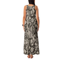Wild Animal Skins Family Matching Tank Maxi Dress and Hawaiian Shirt Snake and Crocodile Mix Skin - Wonder Print Shop