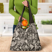 Wild Animal Skins Grocery Bag Snake and Crocodile Mix Skin - Wonder Print Shop