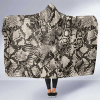 Wild Animal Skins Hooded Blanket Snake and Crocodile Mix Skin - Wonder Print Shop