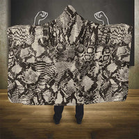 Wild Animal Skins Hooded Blanket Snake and Crocodile Mix Skin - Wonder Print Shop
