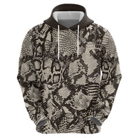 Wild Animal Skins Hoodie Snake and Crocodile Mix Skin - Wonder Print Shop