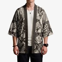 Wild Animal Skins Kimono Snake and Crocodile Mix Skin - Wonder Print Shop