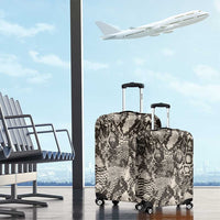Wild Animal Skins Luggage Cover Snake and Crocodile Mix Skin - Wonder Print Shop