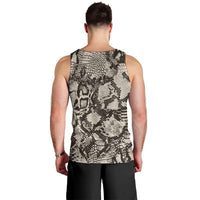 Wild Animal Skins Men Tank Top Snake and Crocodile Mix Skin - Wonder Print Shop