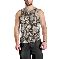 Wild Animal Skins Men Tank Top Snake and Crocodile Mix Skin - Wonder Print Shop