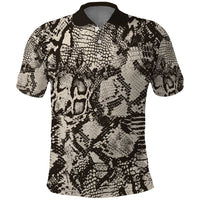 Wild Animal Skins Polo Shirt Snake and Crocodile Mix Skin - Wonder Print Shop