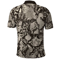 Wild Animal Skins Polo Shirt Snake and Crocodile Mix Skin - Wonder Print Shop