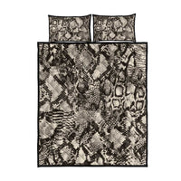 Wild Animal Skins Quilt Bed Set Snake and Crocodile Mix Skin - Wonder Print Shop