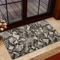 Wild Animal Skins Rubber Doormat Snake and Crocodile Mix Skin - Wonder Print Shop