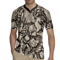 Wild Animal Skins Rugby Jersey Snake and Crocodile Mix Skin - Wonder Print Shop