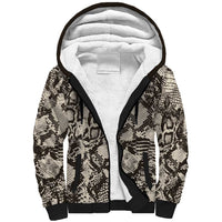 Wild Animal Skins Sherpa Hoodie Snake and Crocodile Mix Skin - Wonder Print Shop