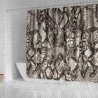 Wild Animal Skins Shower Curtain Snake and Crocodile Mix Skin - Wonder Print Shop
