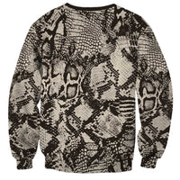 Wild Animal Skins Sweatshirt Snake and Crocodile Mix Skin - Wonder Print Shop