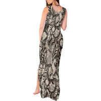 Wild Animal Skins Tank Maxi Dress Snake and Crocodile Mix Skin - Wonder Print Shop
